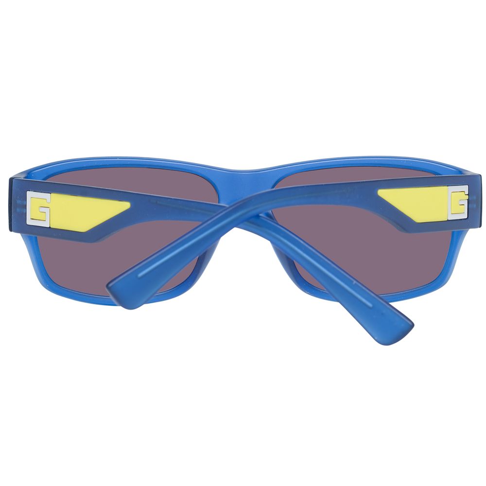 Guess Trapezium Gradient Medium-Tint Plastic Sunglasses - Blue
