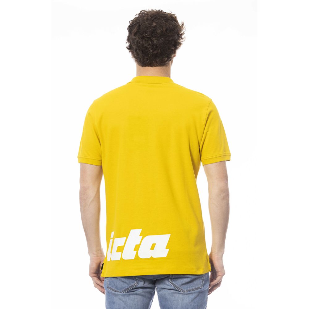 Yellow Cotton Polo Shirt