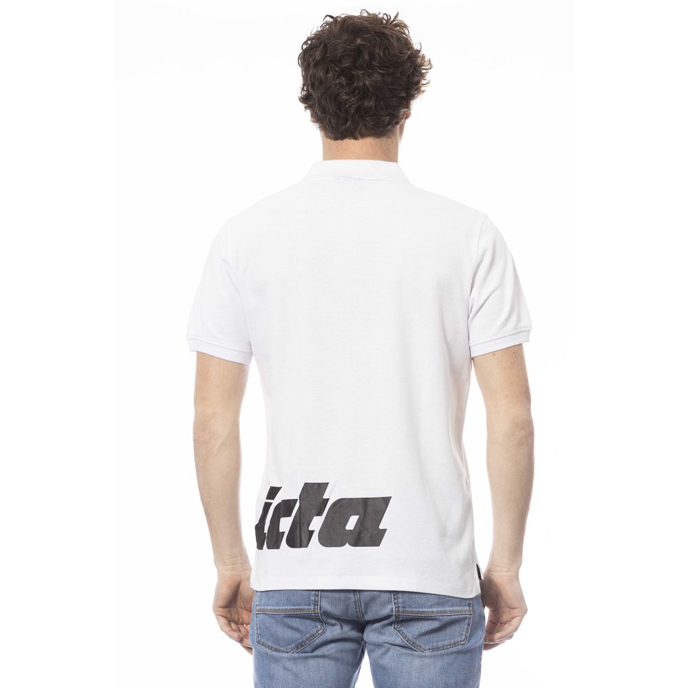 White Cotton Polo Shirt