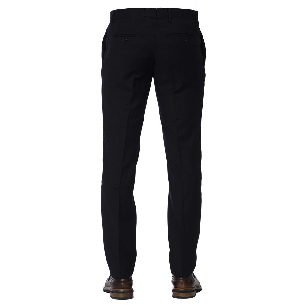 Trussardi Men's Blue Polyester Trousers
