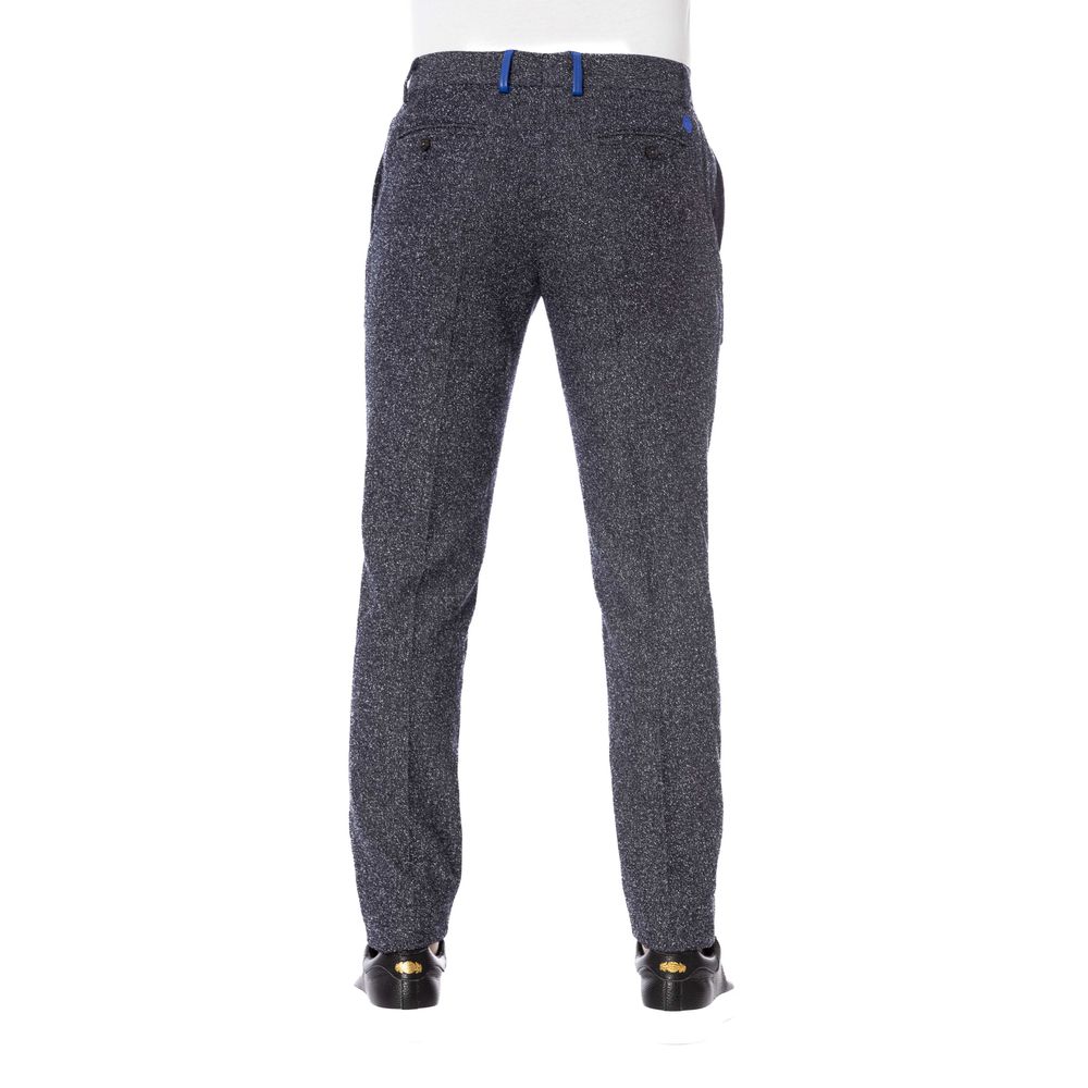 Trussardi Men's Black Cotton Trousers