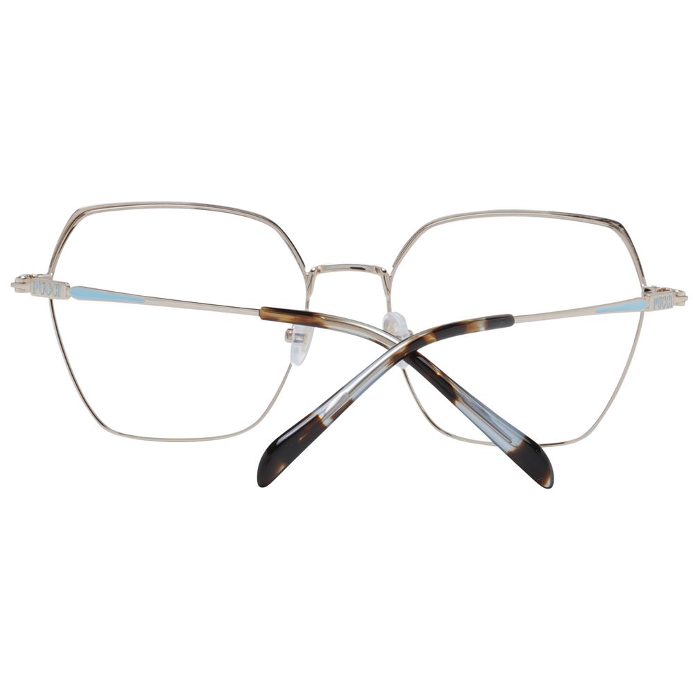 Emilio Pucci Women's Full-Rim Square Metal Eyeglasses Frames - Gold