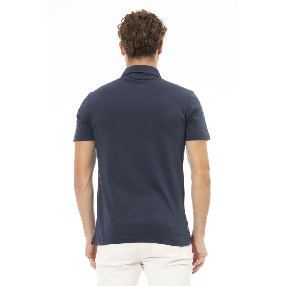 Baldinini Trend Men's Blue Cotton Polo Shirt