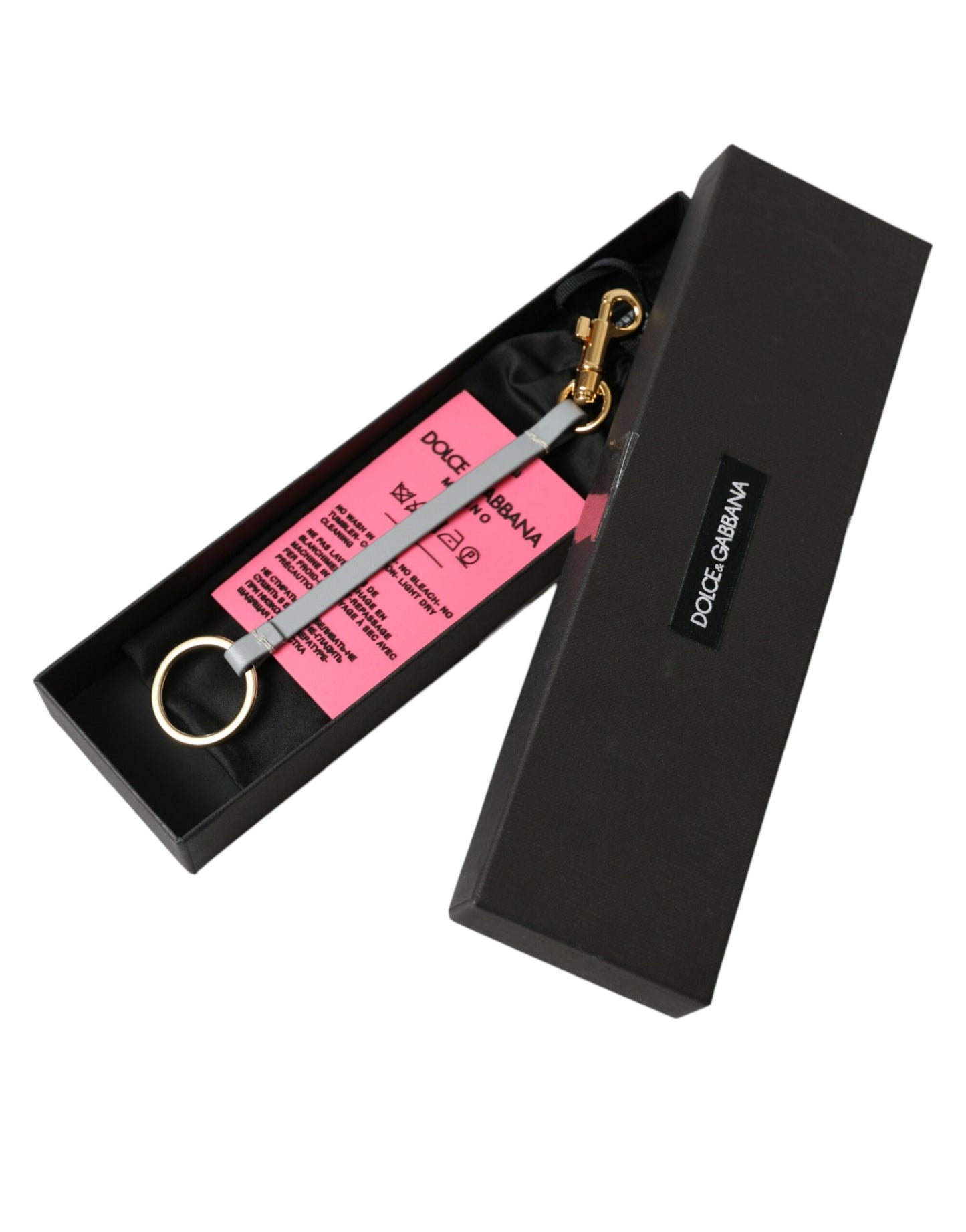 Chic Trifold Gold & Pink Key Holder Case