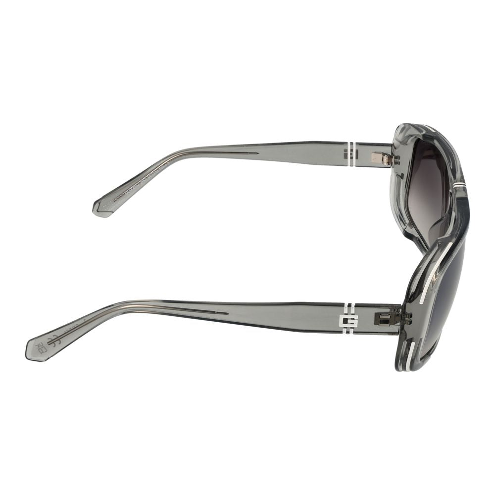 Guess Rectangle Dark-Tint Plastic Sunglasses - Grey