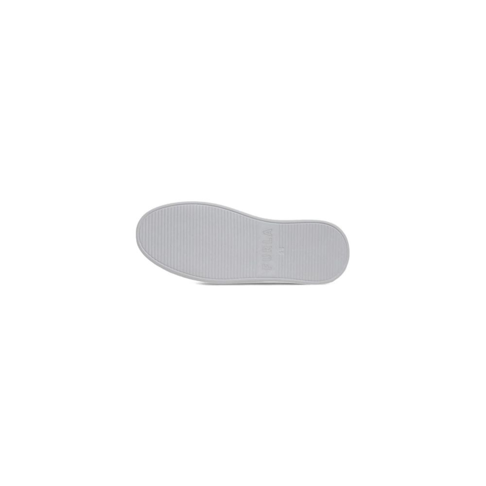 Furla Women's Casual Polethylene Polyurethane Leather Sneakers - White