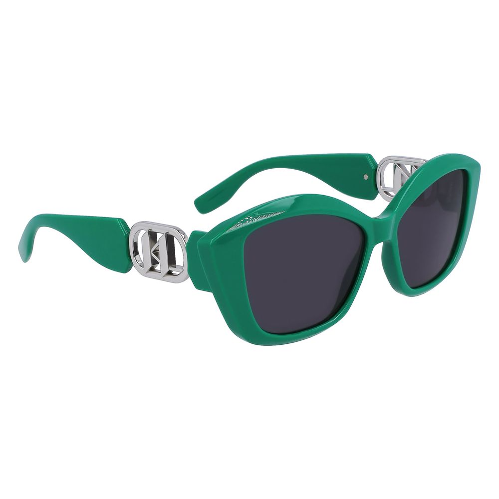 Green Injected Sunglasses by Karl Lagerfeld