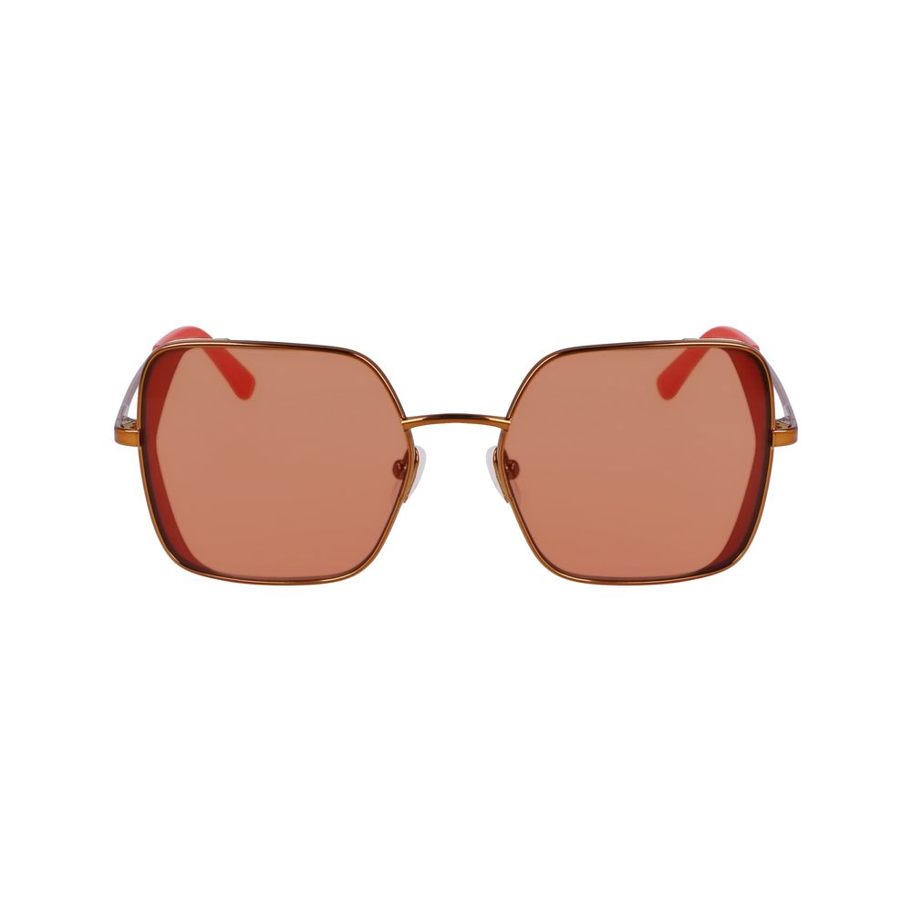 Orange Metal Sunglasses by Karl Lagerfeld