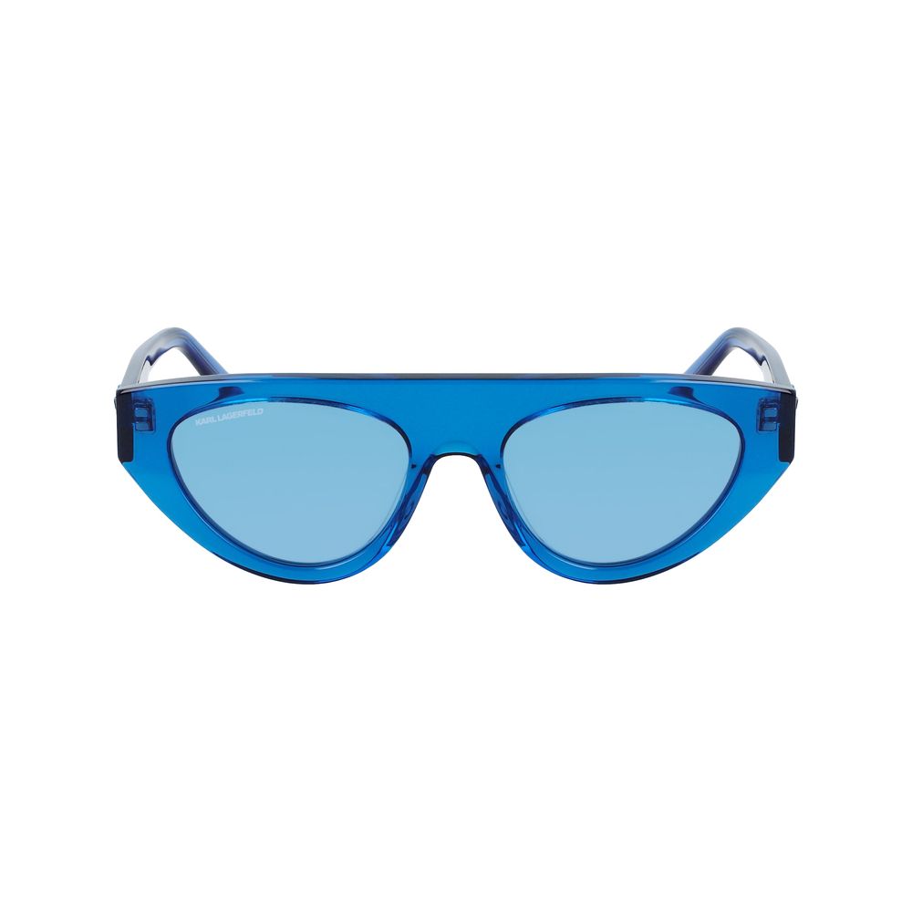 Karl Lagerfeld KL6043S424 Transparent & Blue Women's Sunglasses with Polarized Lens