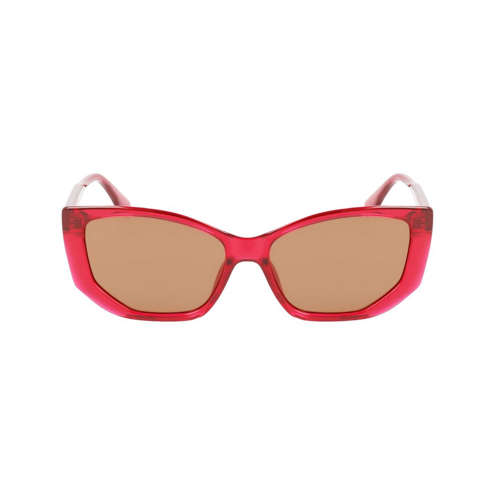 Red Injected Sunglasses by Karl Lagerfeld