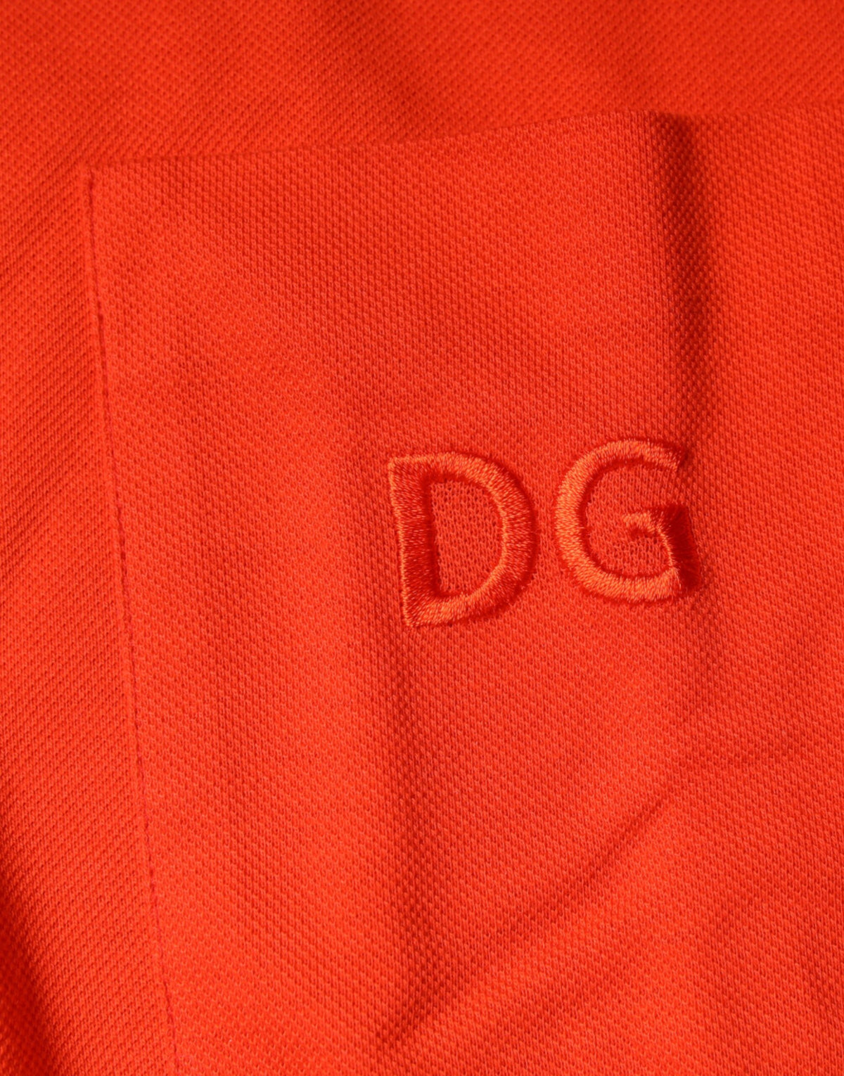 Dolce & Gabbana Men's Slim Short-Sleeve Cotton Polo Shirt - Orange