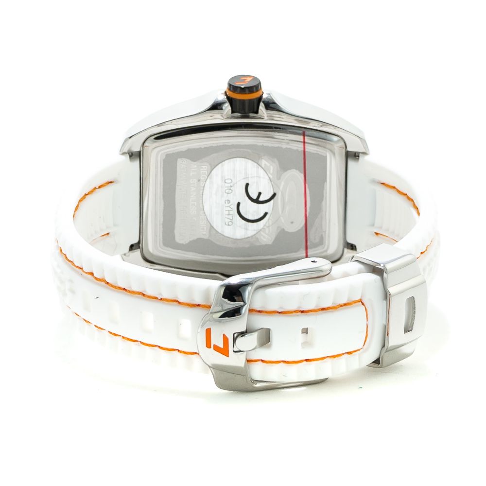 Chronotech CT7016LS09 Silver & White Women's Watch