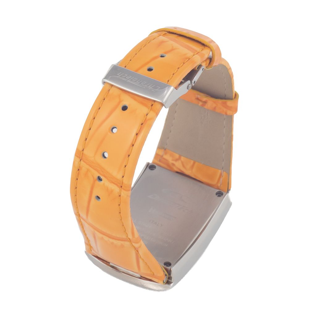 Chronotech CT7017B07 Silver & Orange Women's Watch