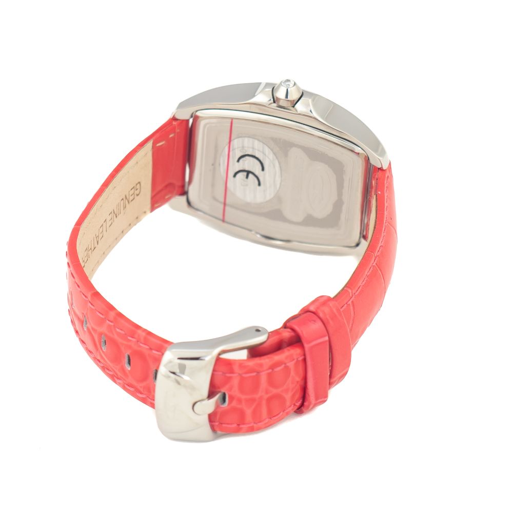 Chronotech CT7896L97 Silver & Red Women's Watch