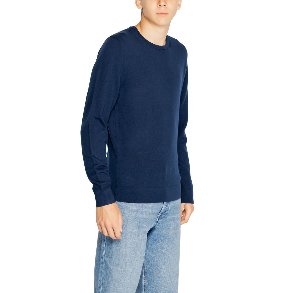 Calvin Klein Men's Wool T-Shirt - Blue