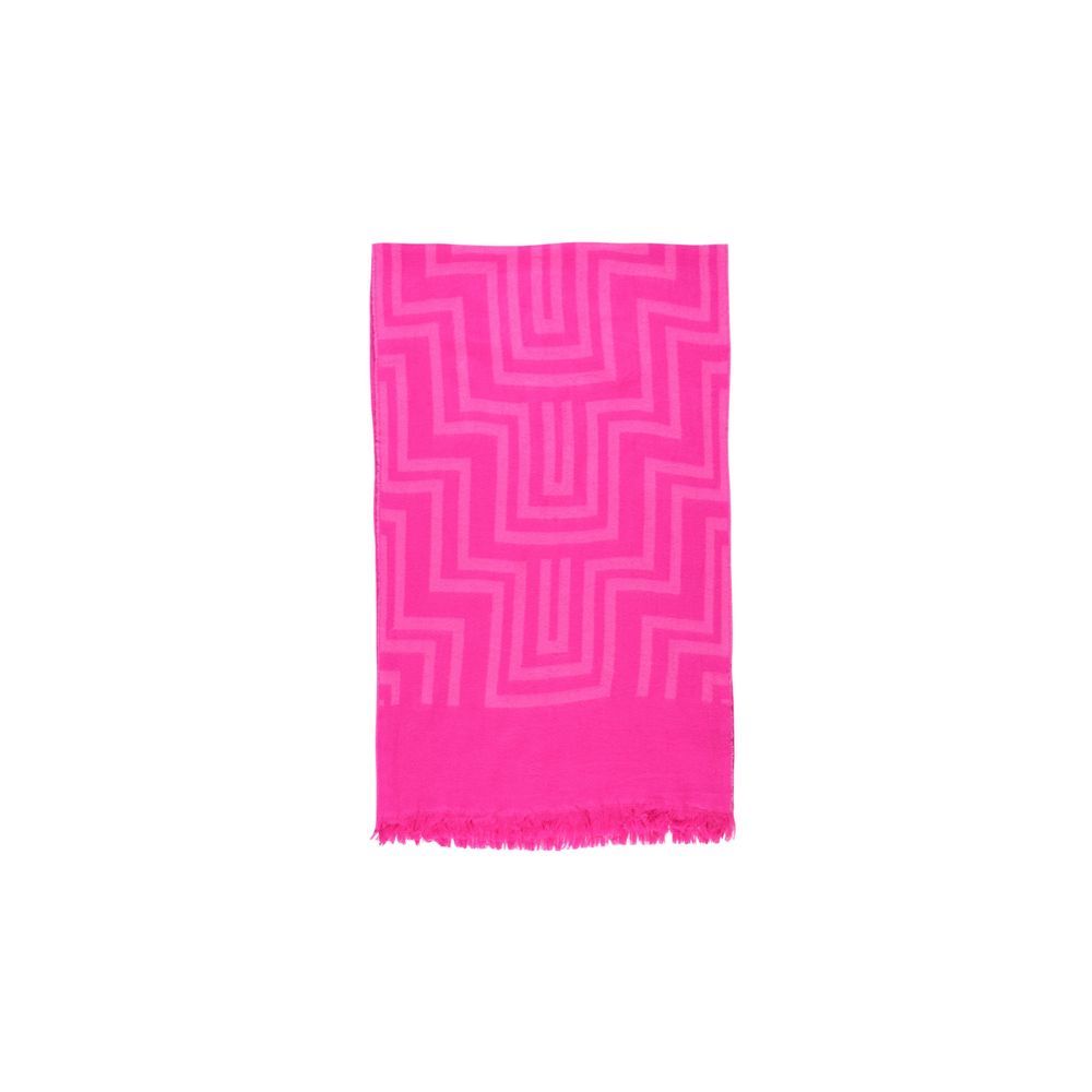 Scarf by Only for women in acrylic pink presents a effortlessly chic silhouette, artfully capturing the essence of the effortlessly chic Acrylic Wrap Scarf design for a sophisticated look.