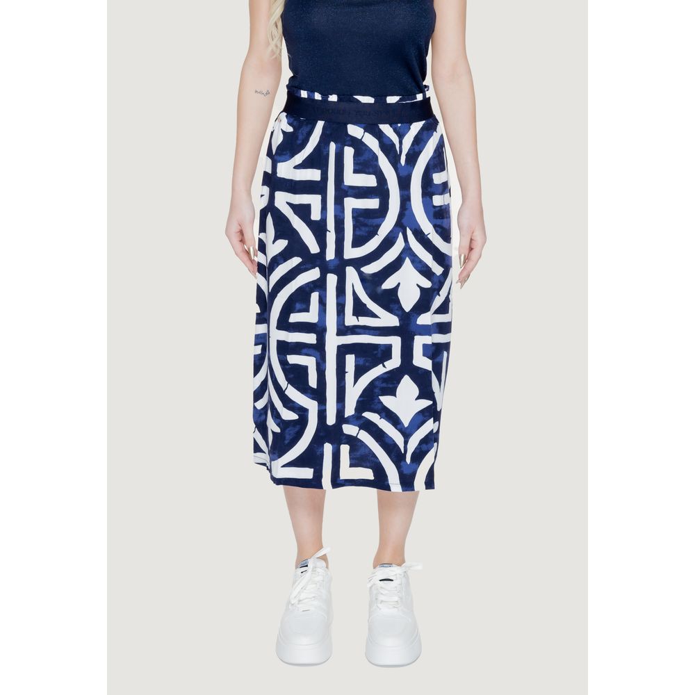 Street One City Women's Viscose Skirt - Blue