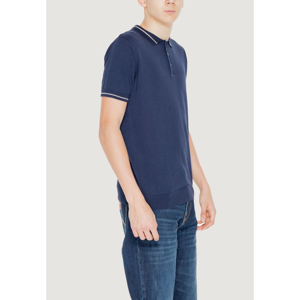 Hamaki-Ho Men's Short-Sleeve Cotton T-Shirt - Blue