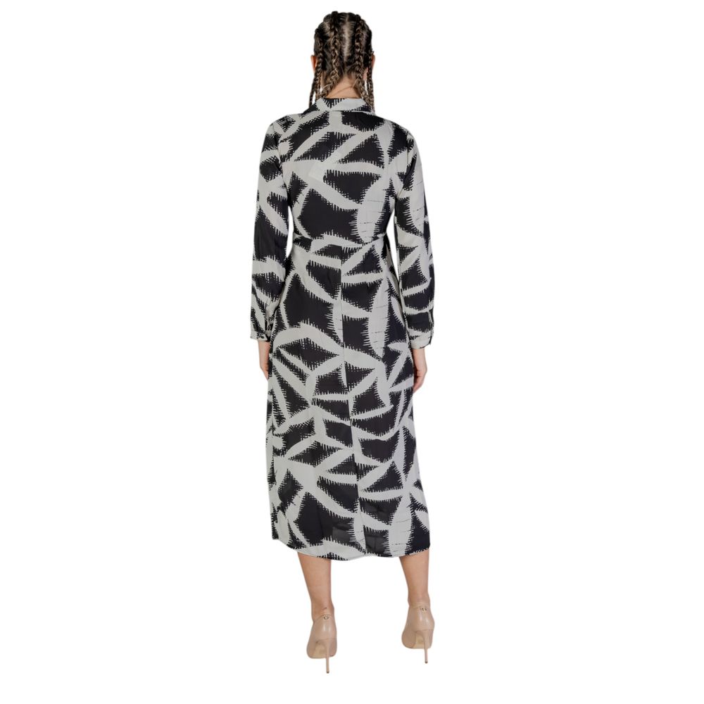 Jacqueline De Yong Women's Long Polyester Dress - Black