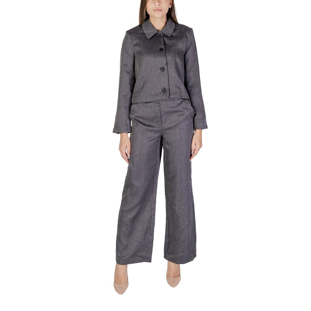Jacqueline De Yong Women's Polyester Suit - Gray