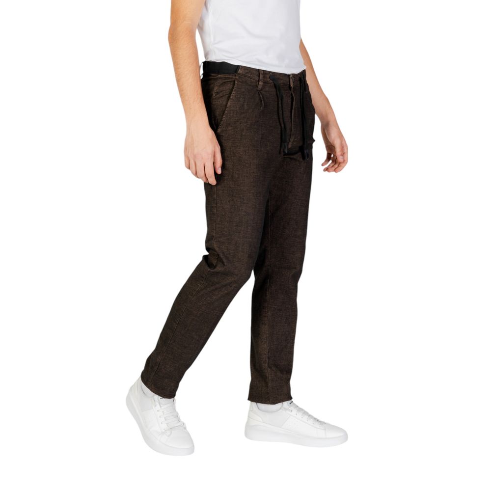 Hamaki-Ho Men's Stretch Polyester Cotton Jeans - Gray