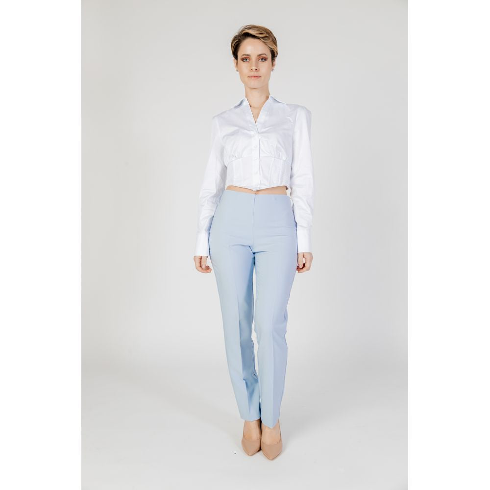 Jeans by Sandro Ferrone for women in polyester blue features a refined silhouette with a refined regular-fit, defined by a and a refined long for a refined finish.