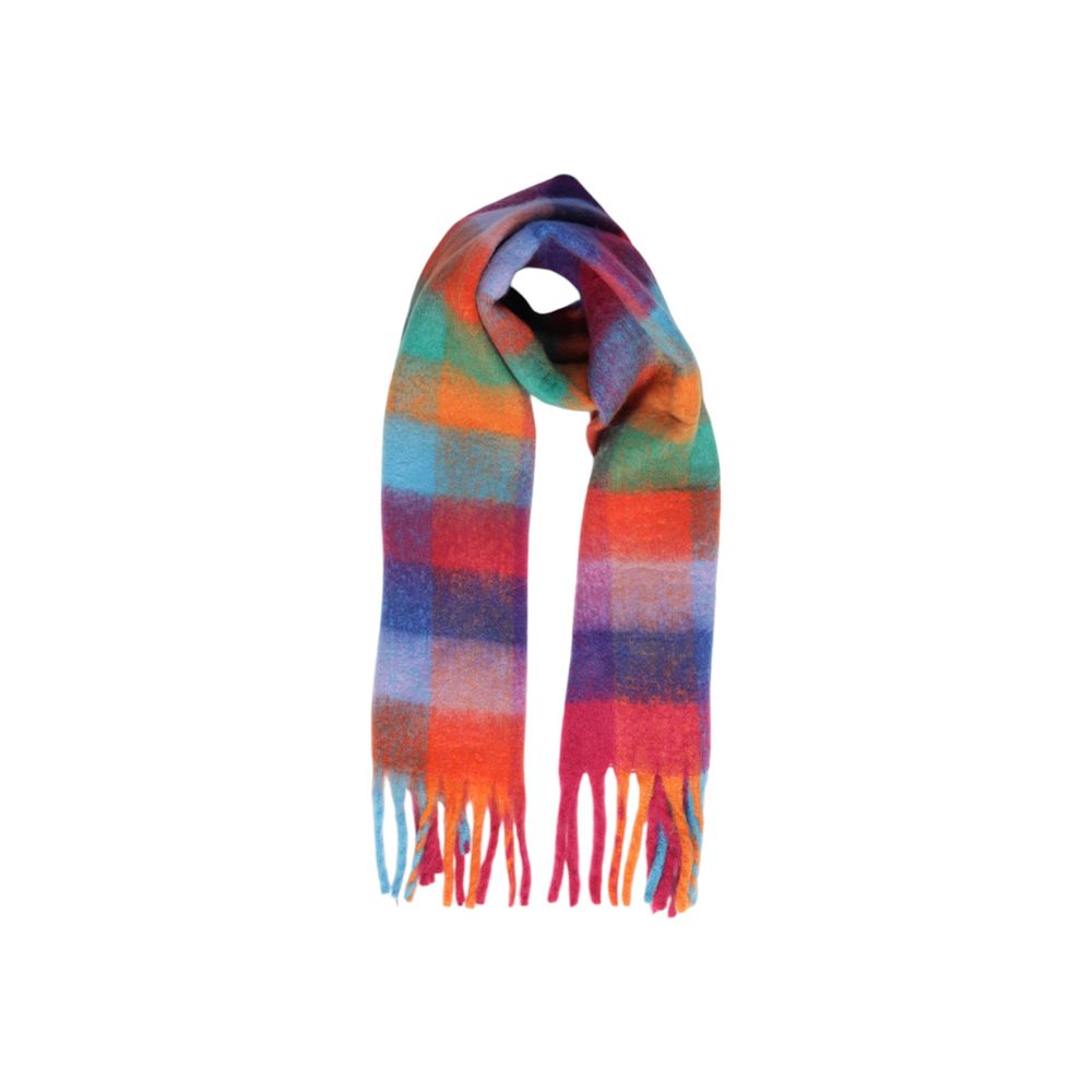 Pieces Polyester Fringes Scarf - Orange