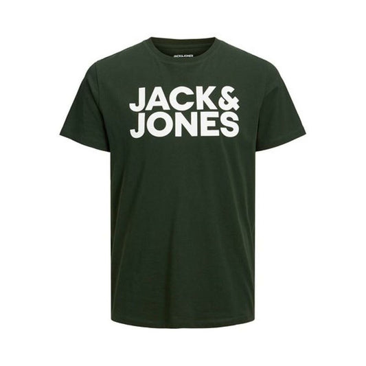 Men’s Short Sleeve T-Shirt Jack & Jones JJECORP LOGO TEE 12151955 Green
