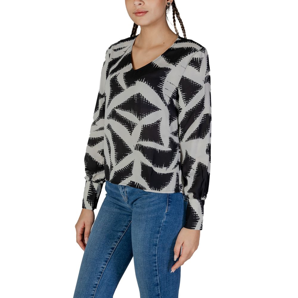 Jacqueline De Yong Women's Polyester Shirt - Black