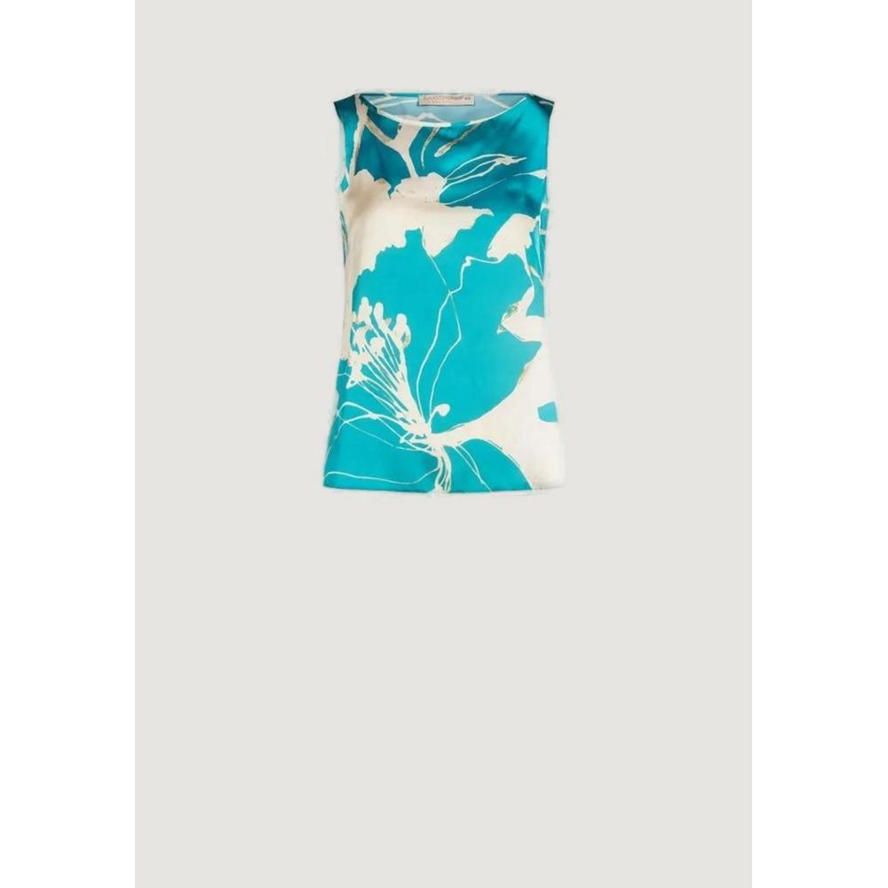 Rinascimento Women's Short-Sleeve Polyester Shirt - Turquoise