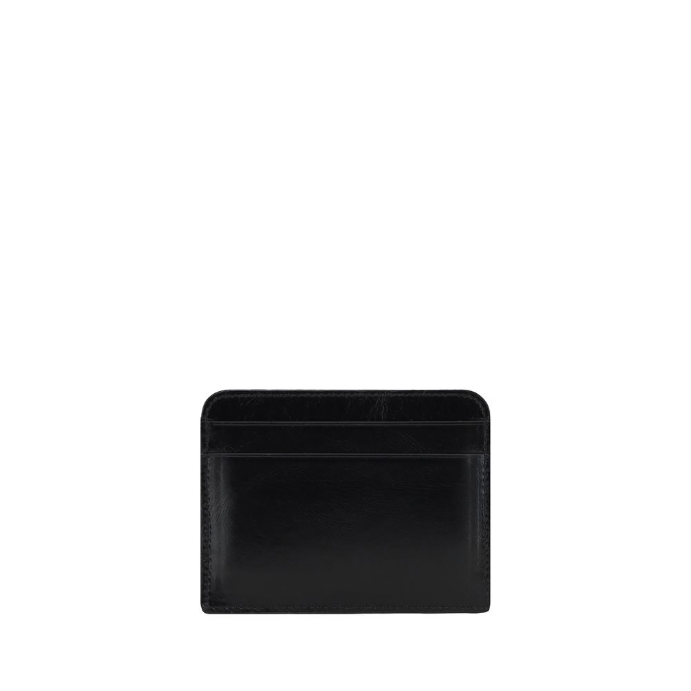 Chloé Black Leather Logoed Card Holder