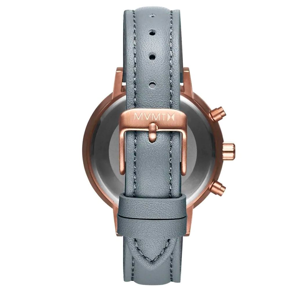MVMT DFC01RGGR Gray Leather Watch