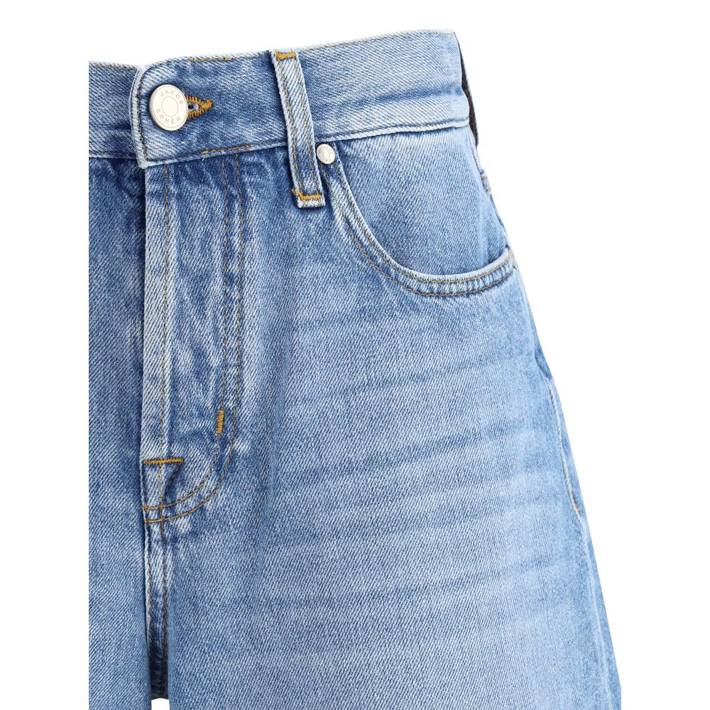 Jacob Cohen Blue Wash Denim Shorts