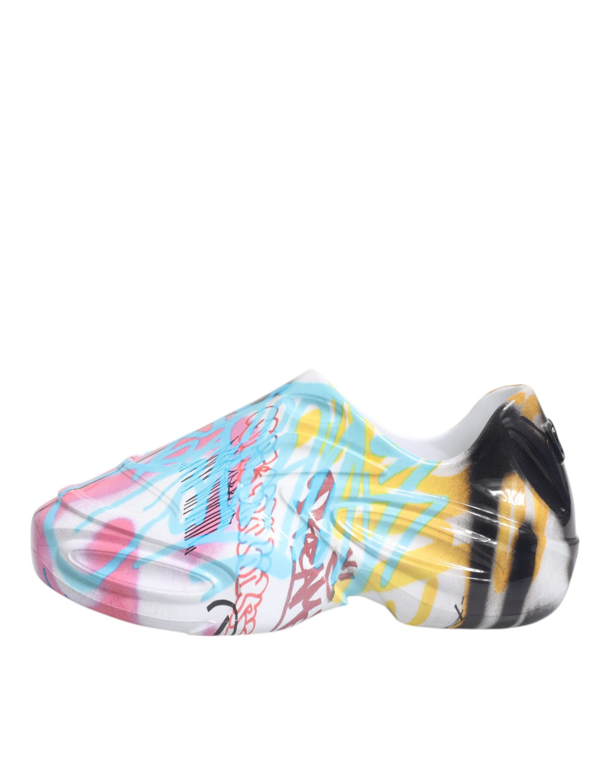 Dolce & Gabbana Men's Low Top Calf Leather & Rubber Sneakers - Multicolor