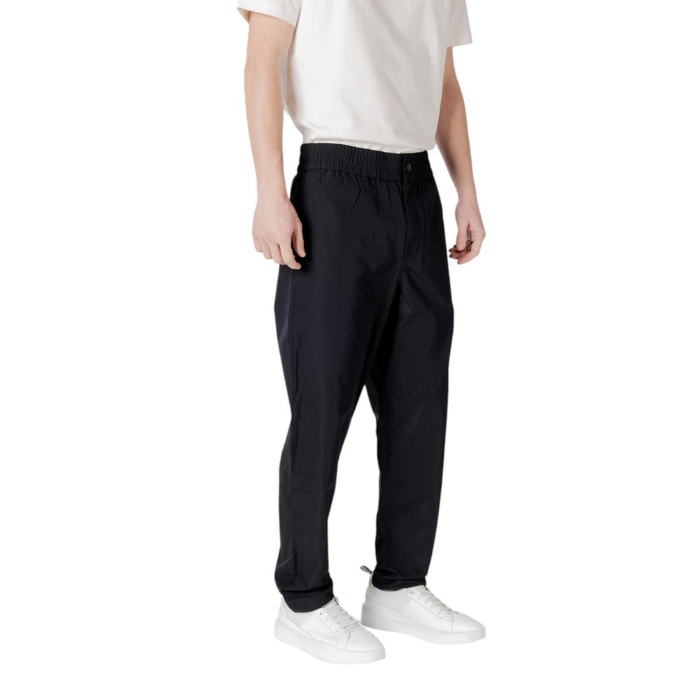 Calvin Klein Jeans Black Polyester Comfort Pants