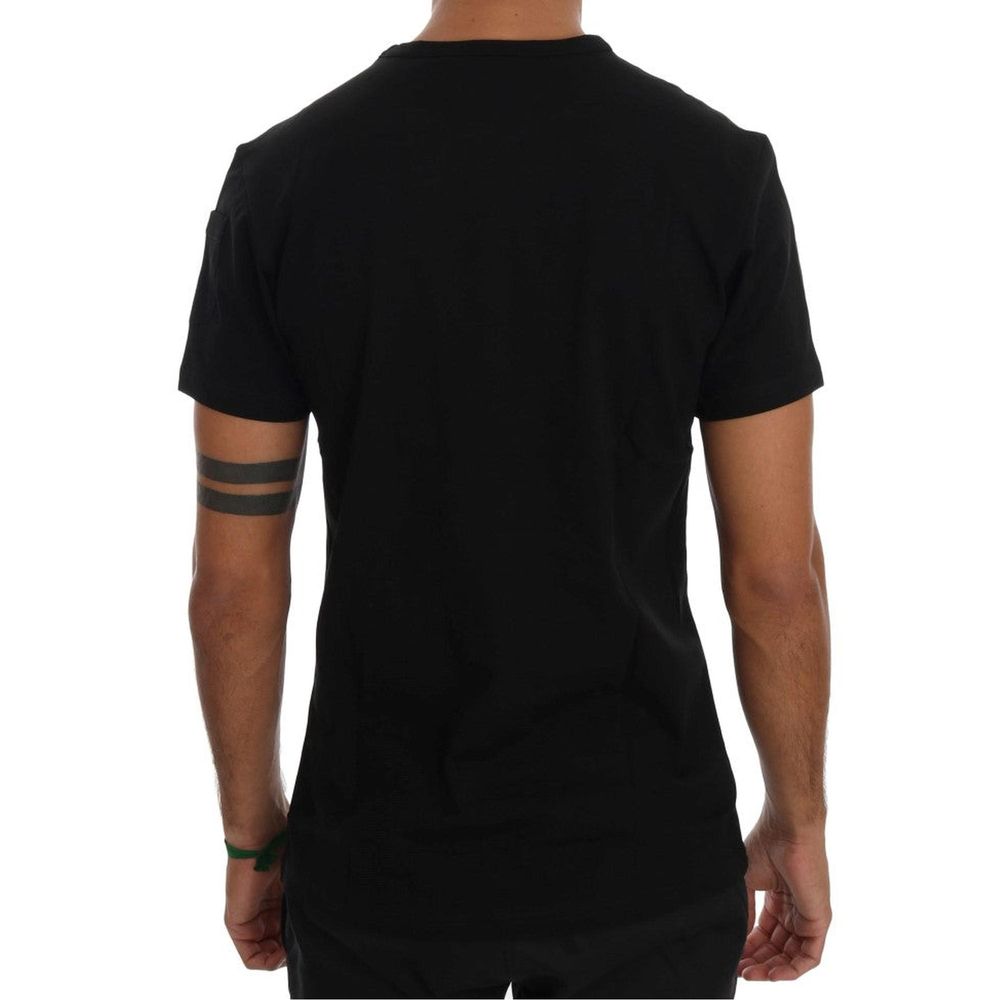 Daniele Alessandrini Men's Cotton T-Shirt - Black