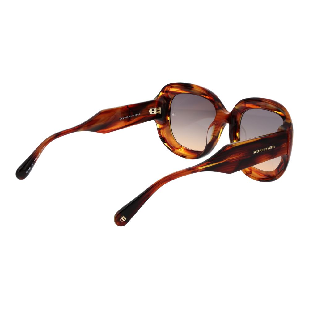 Scotch & Soda Butterfly Gradient Medium-Tint Acetate Sunglasses - Brown