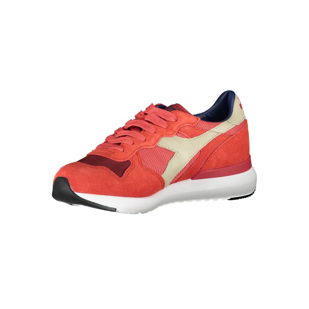 Diadora Women's Casual Cotton & Leather Sneakers - Powder Pink Red
