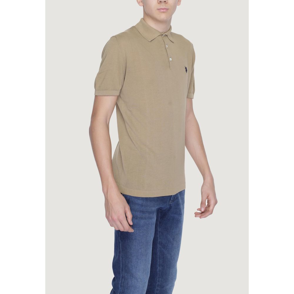U.S. POLO ASSN. Men's Short-Sleeve Cotton T-Shirt - Beige