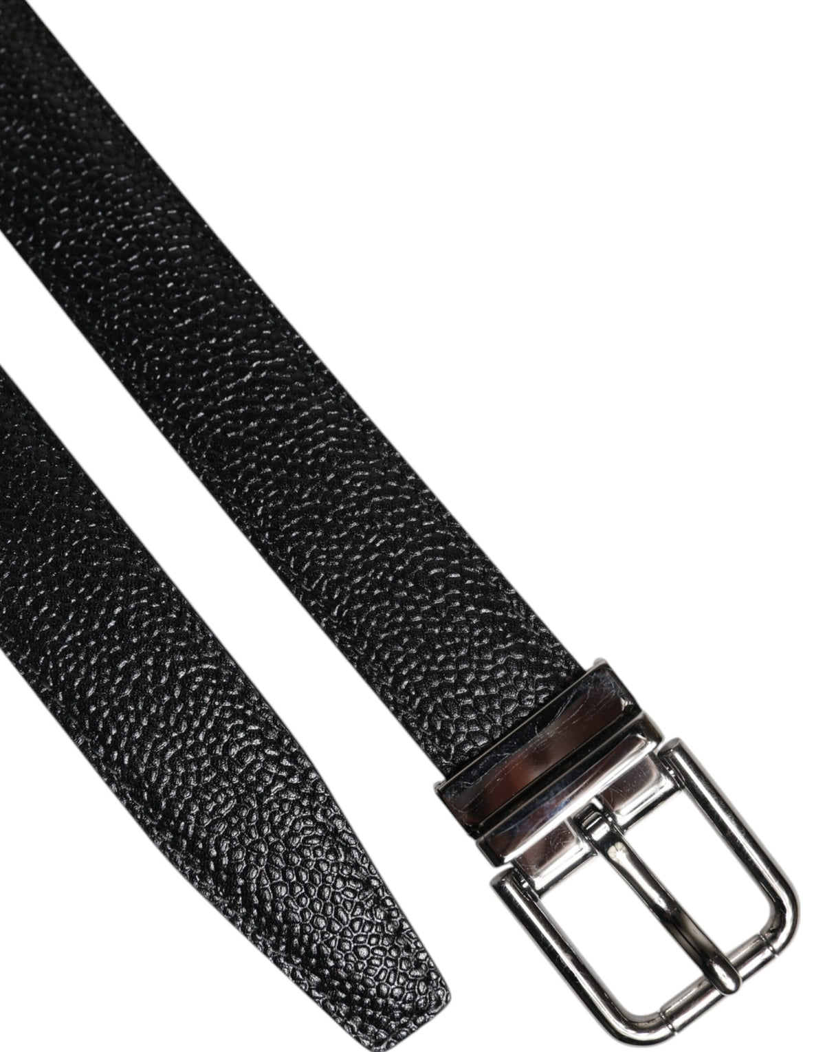Dolce & Gabbana Calf Leather Belt - Black