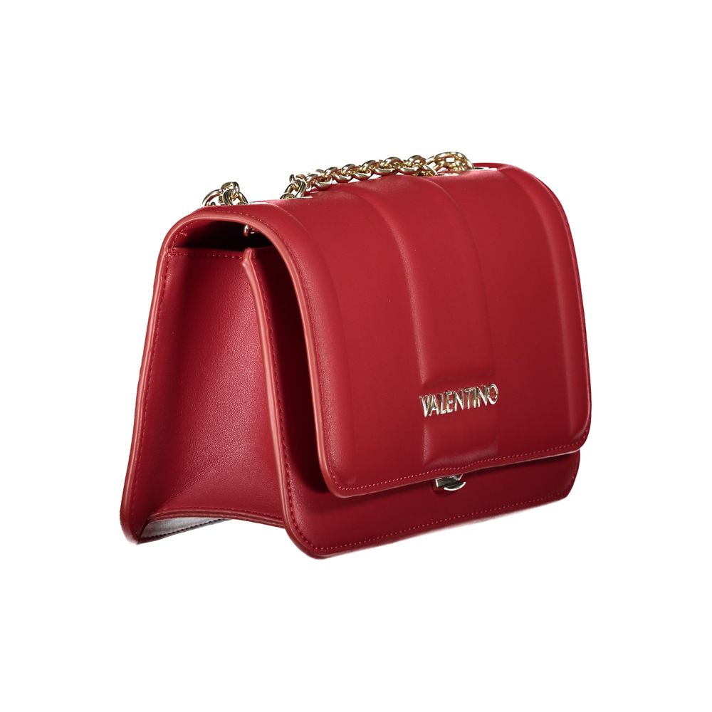 Mario Valentino Polyethylene Shoulder Handbag - Red