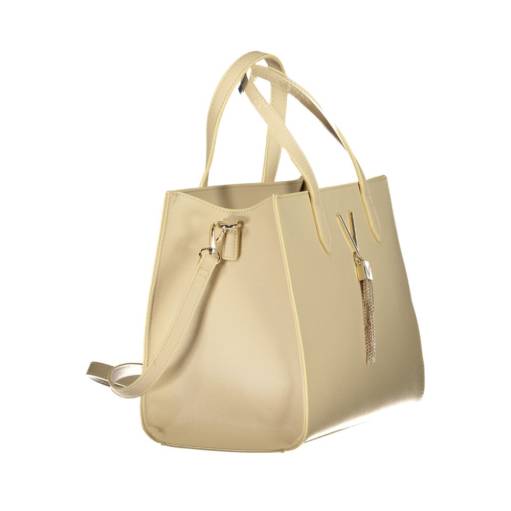 Handbag by Mario Valentino for women in polyethylene beige features a exquisite silhouette, showcasing a secure zipper and exquisite internal-pockets with versatile shoulder-strap, adjustable-strap & handle for a exquisite finish.