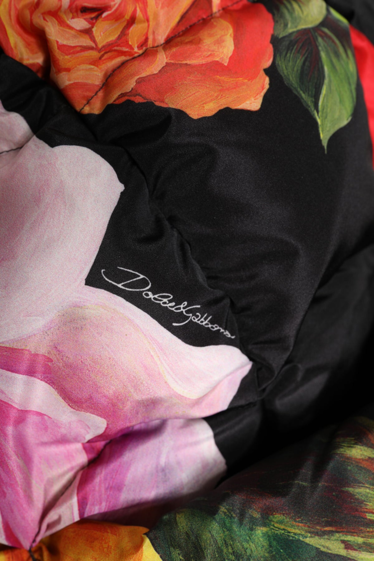 Dolce & Gabbana Polyester Hat - Black Floral Print