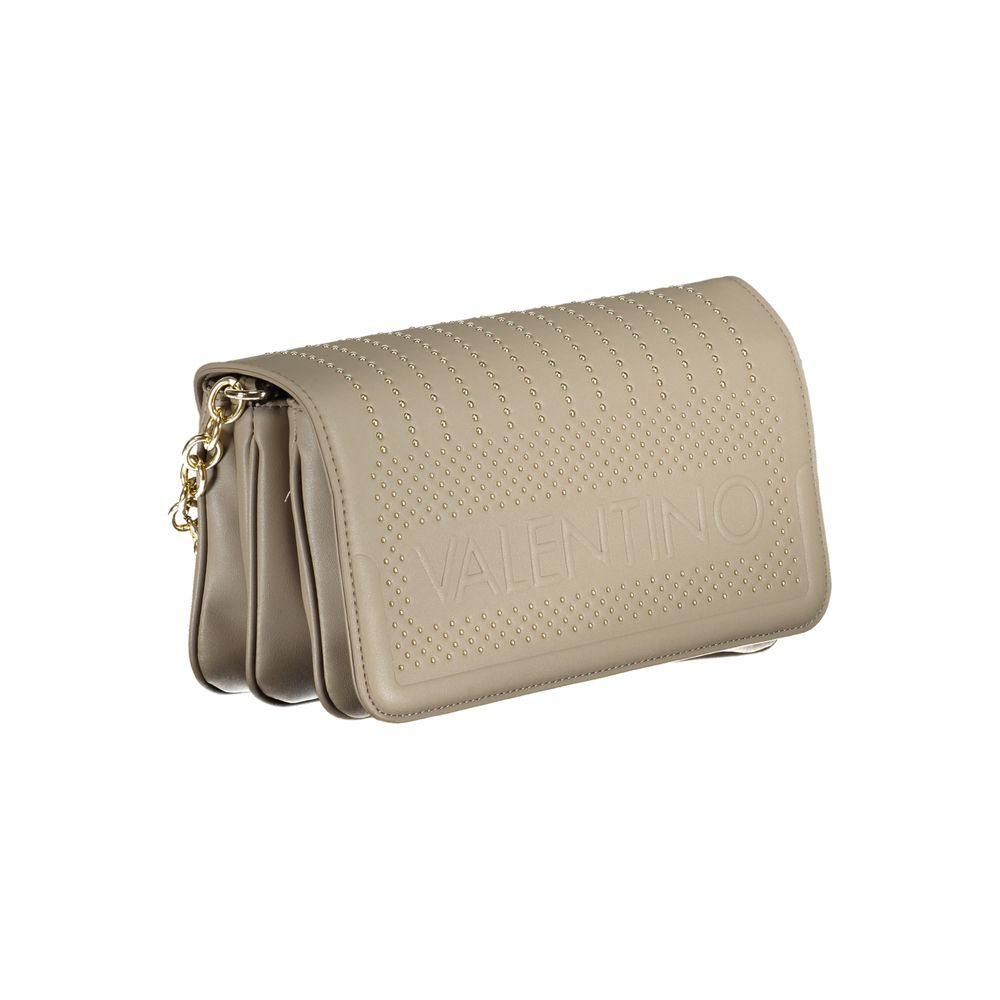 Valentino Bags Beige Faux Leather Shoulder Handbag