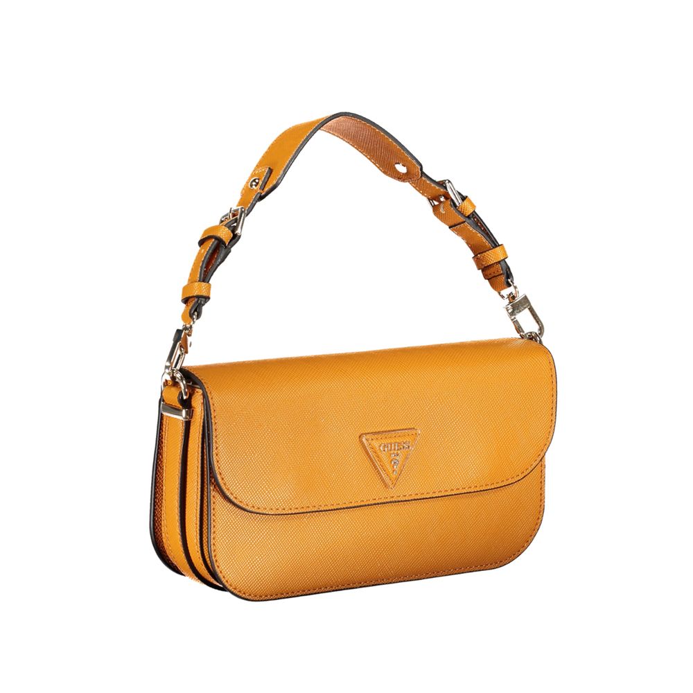 Guess Jeans Brynlee Orange Shoulder Handbag