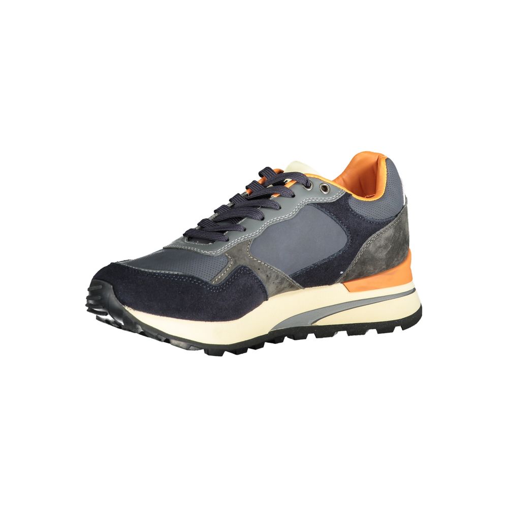 Blauer Men's Fashion Polyester Polyethylene Leather Sneakers - Blue
