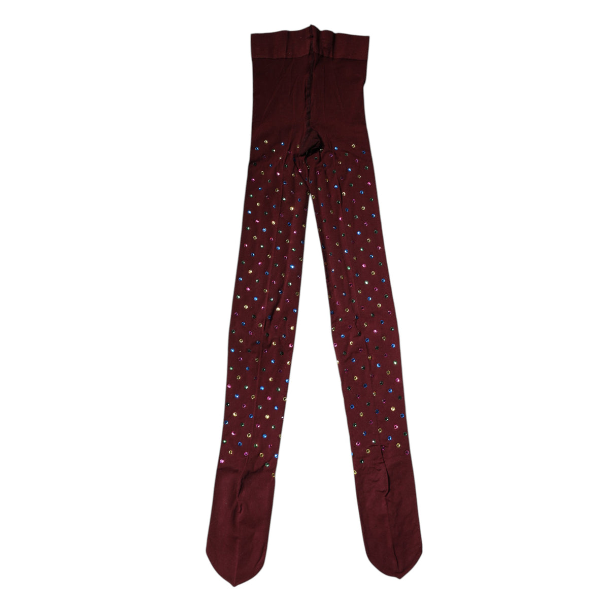 Dolce & Gabbana Women's Nylon & Crystal Pantyhose - Maroon