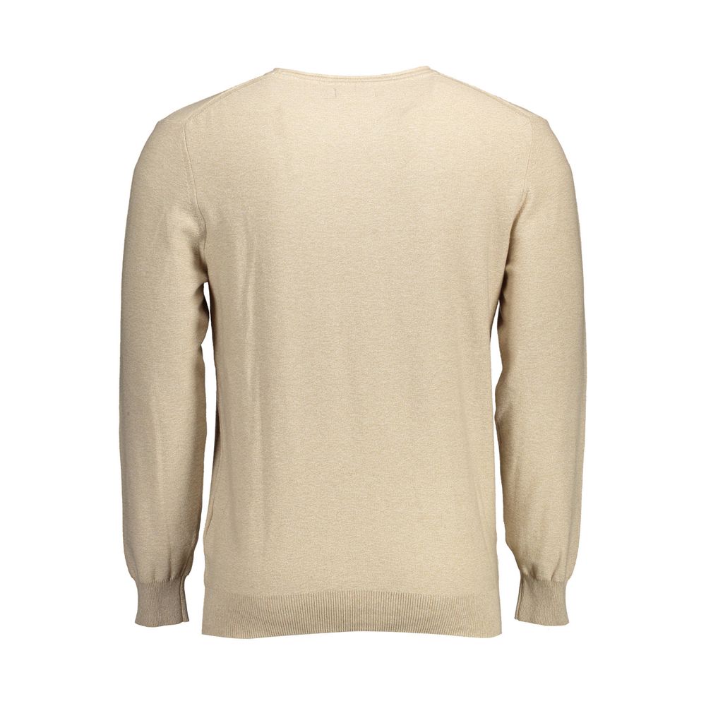 Sweatshirt by Gant for men in cotton beige features an exquisite silhouette, showcasing and details for a exquisite look.