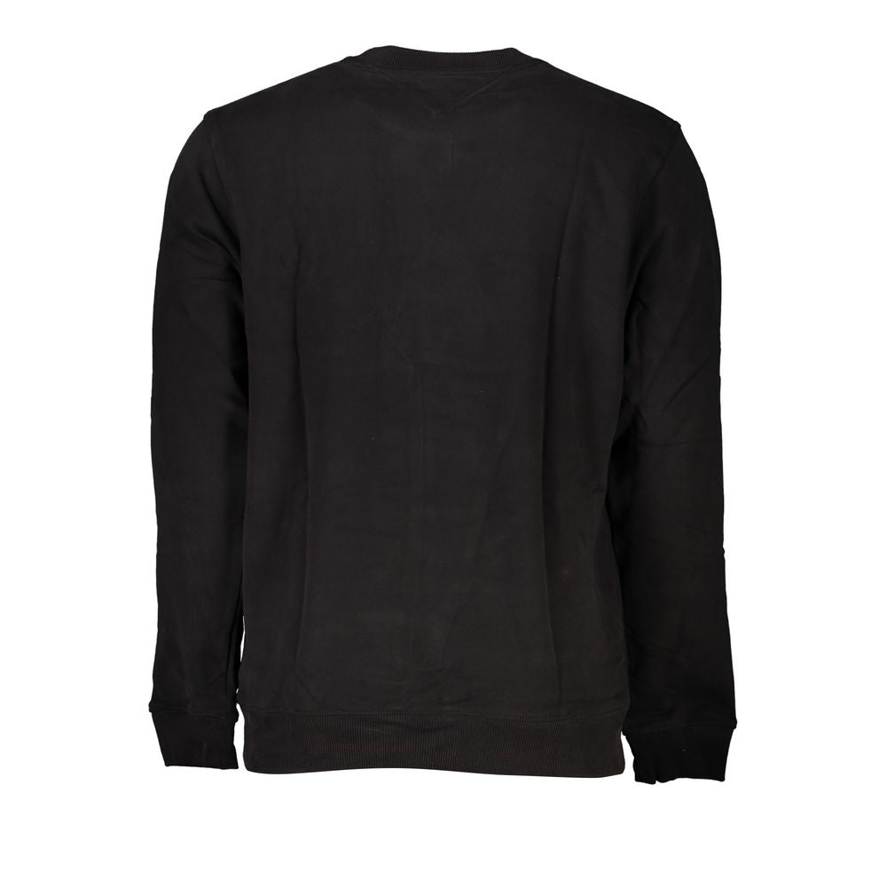 Sweatshirt by Tommy Hilfiger for men in organic cotton black & print features an magnificent silhouette, showcasing a sophisticated and detail for a truly magnificent finish.