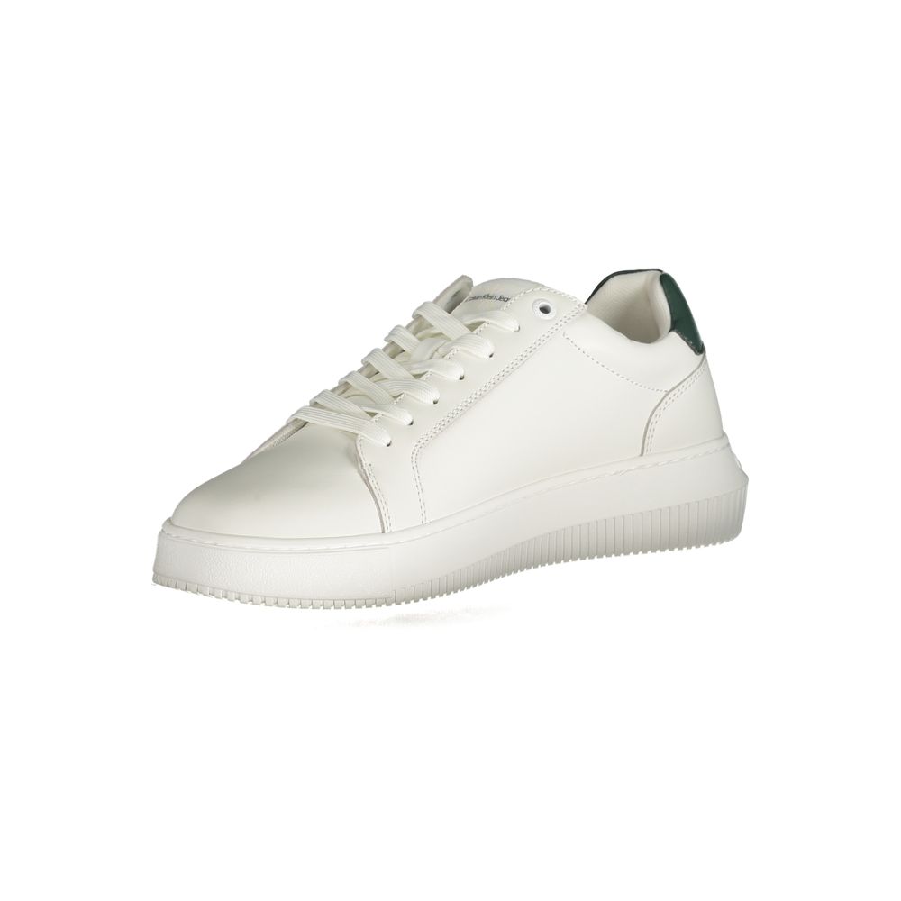 Calvin Klein White Leather Men's Sneaker
